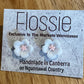 *Earrings Flowers White Studs