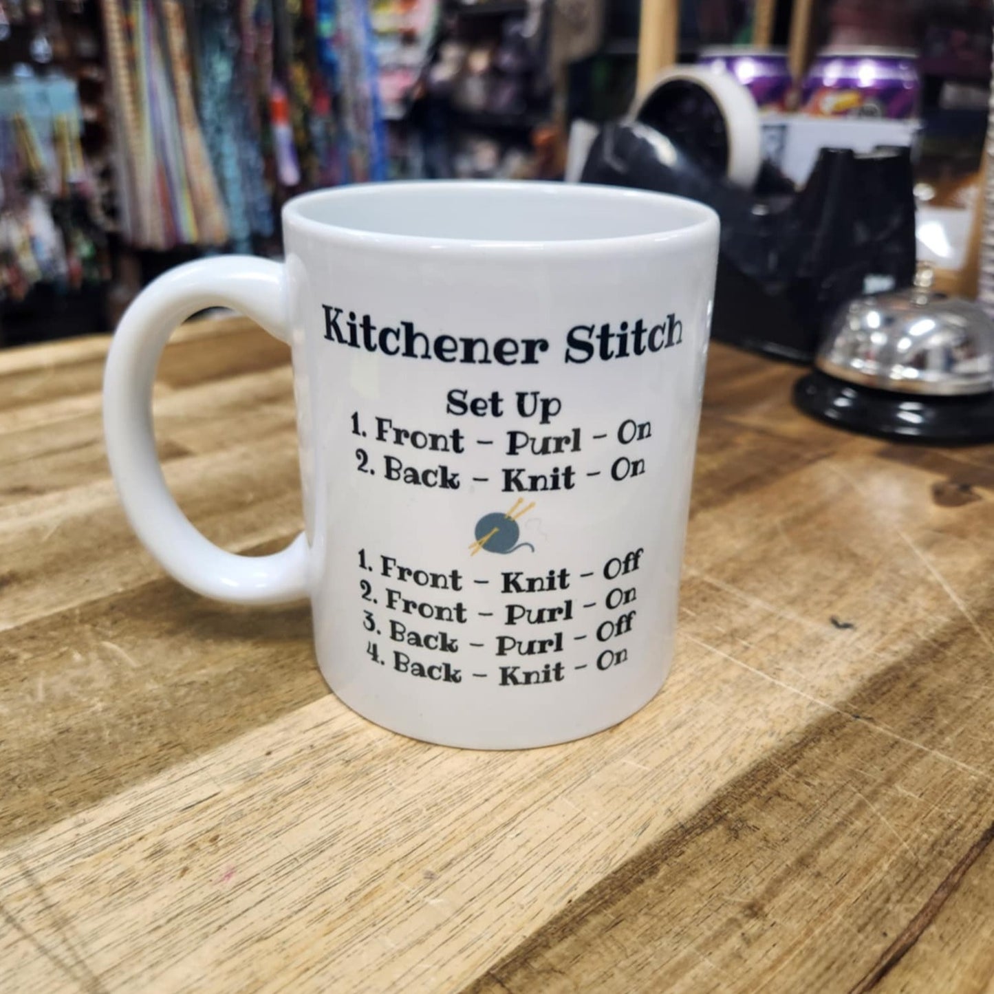 Kitchener Stitch Mug