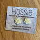 *Earrings Cream Flower Studs