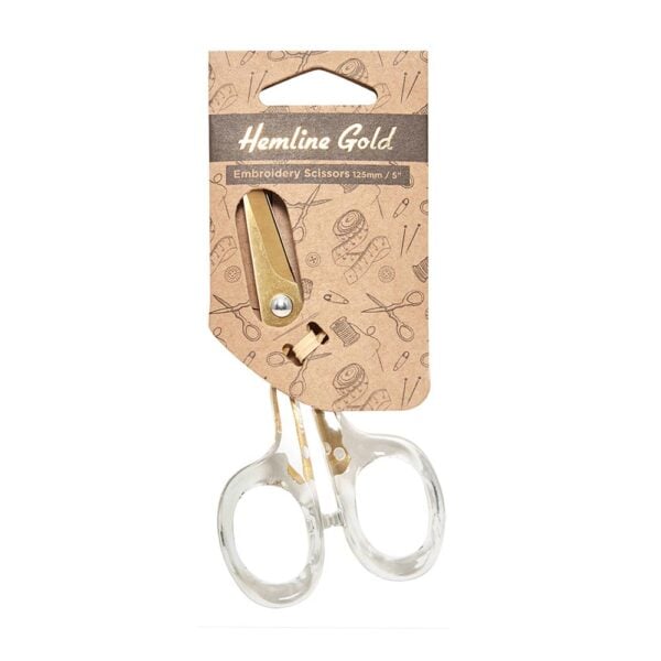 Gold Embroidery Scissors 5 inch