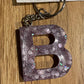 *Keychain Alphabet Letter B