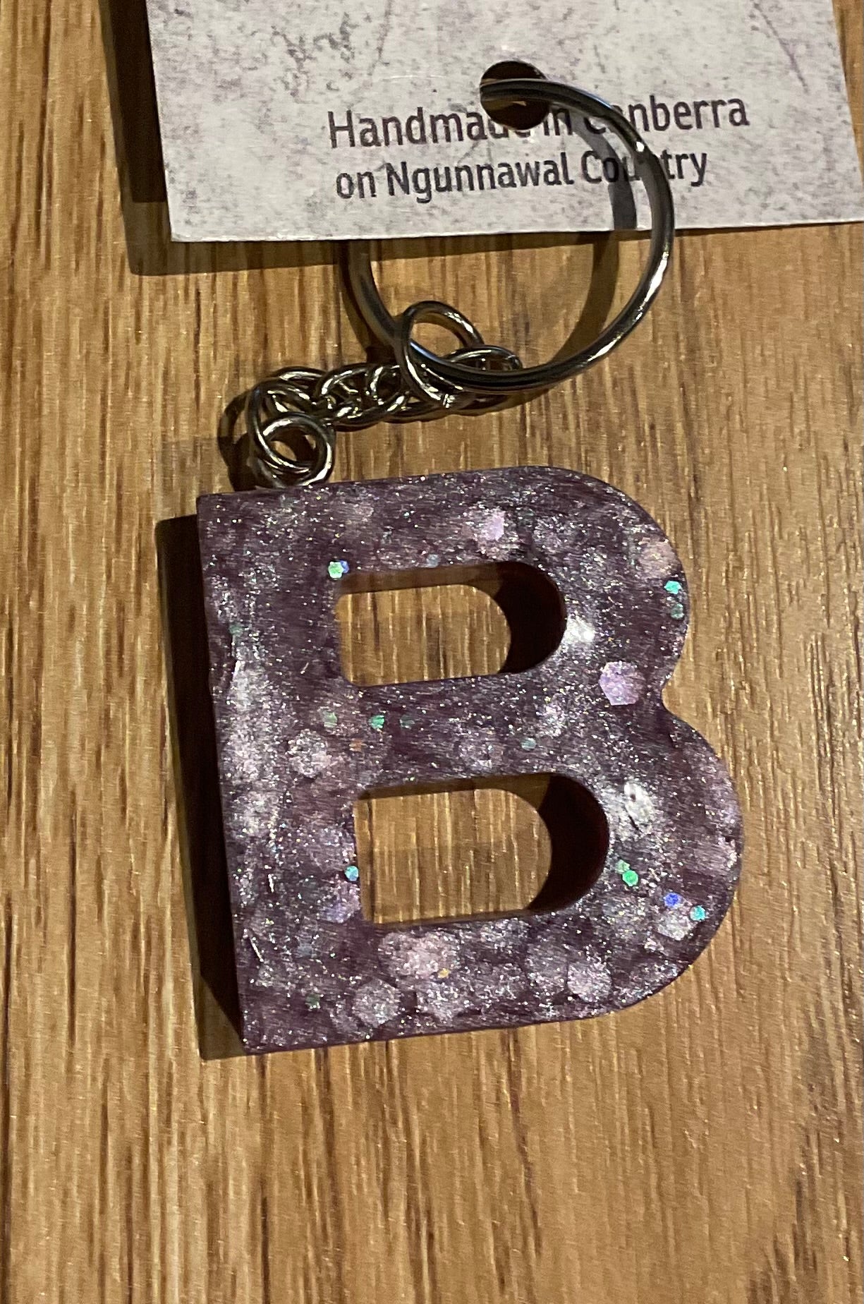 *Keychain Alphabet Letter B
