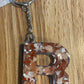 *Keychain Resin Letter R