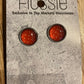 *Earrings Red & Yellow Spots Studs