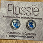 *Earrings Printed Glass Dome Studs