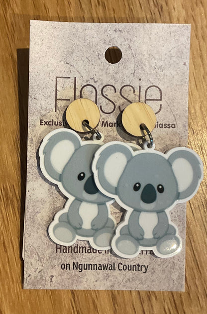 *Earrings Koala Dangles