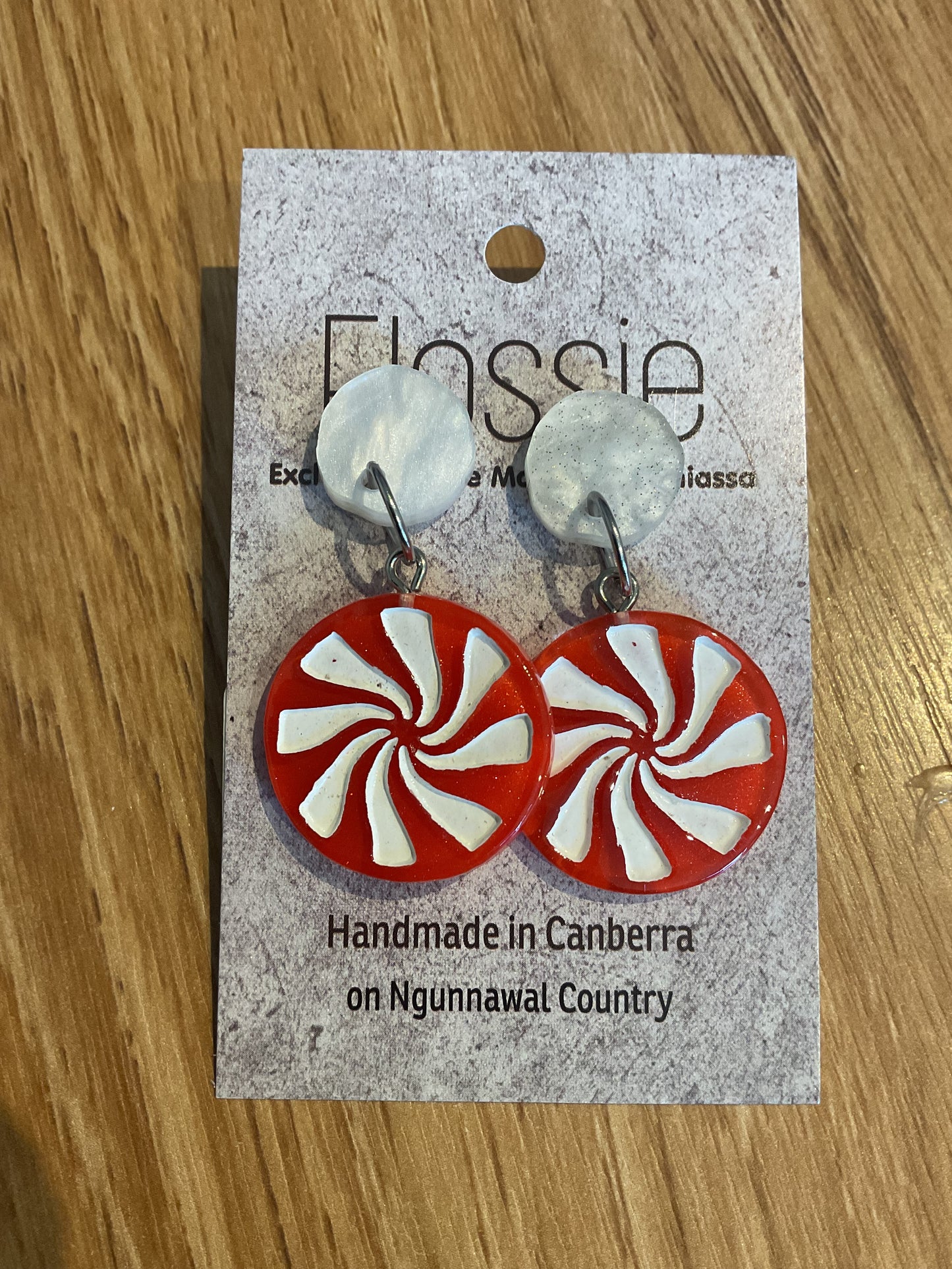 *Earrings Swirls Dangles