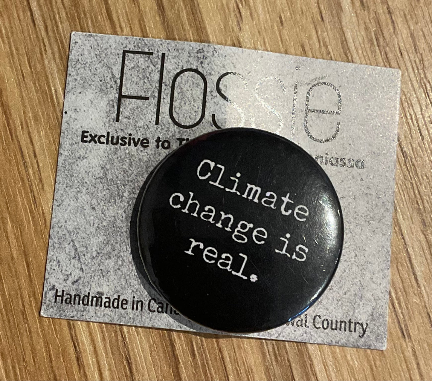 * Badge Climate Change is Real