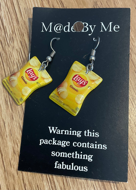 *Earrings Chip Dangles