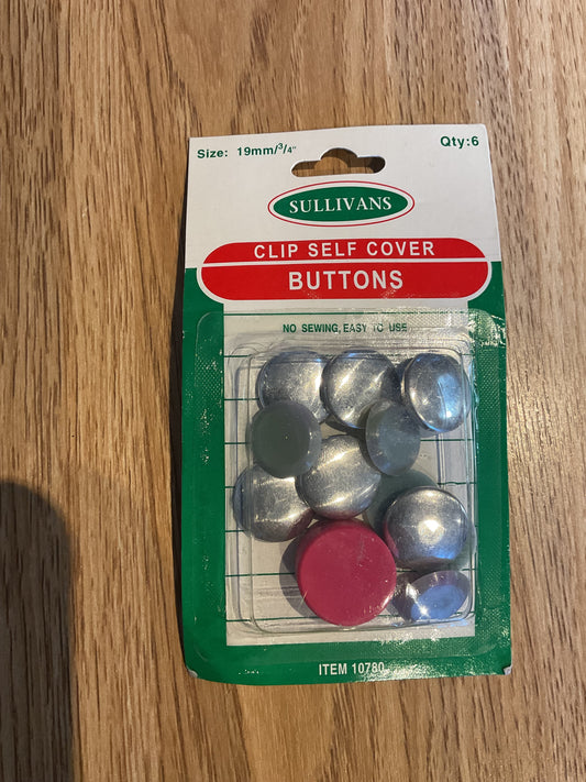 *Self Cover Button 19mm