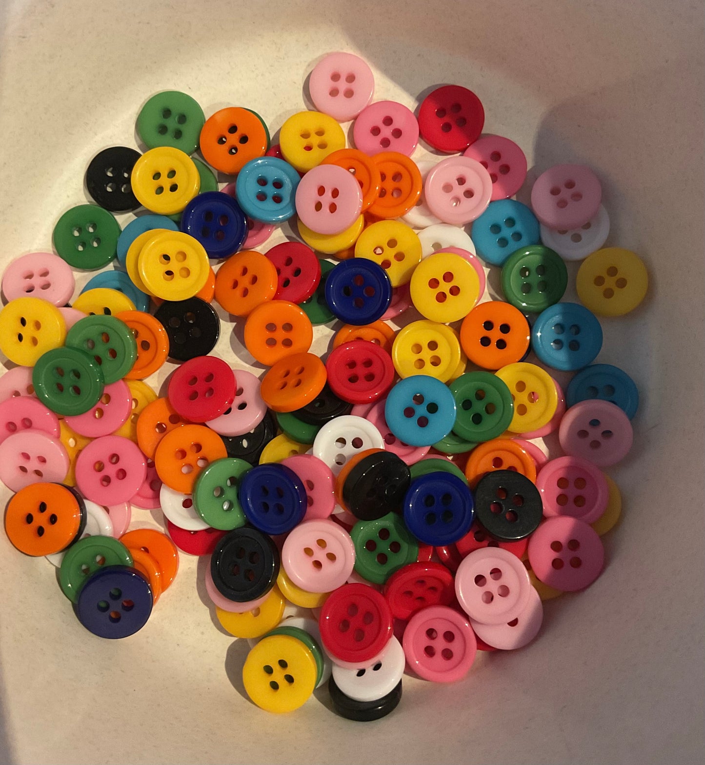 *Loose Buttons - Acrylic Bright Colours