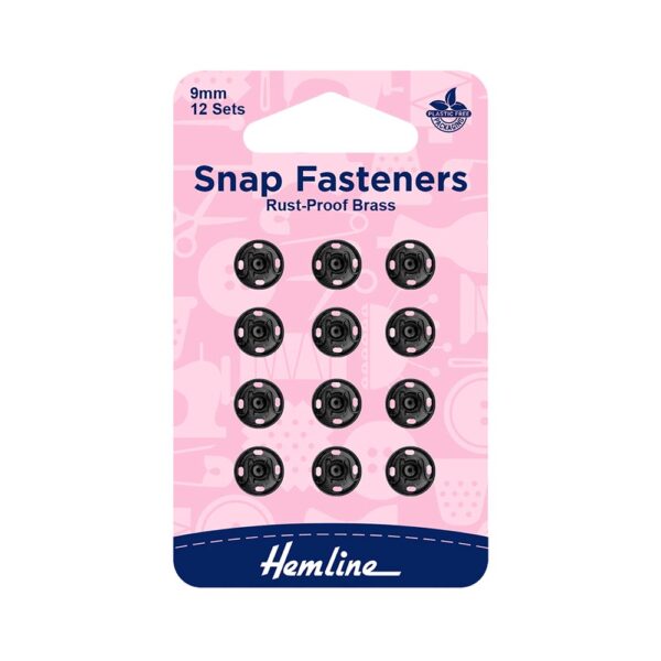 Snap Fasteners - Black