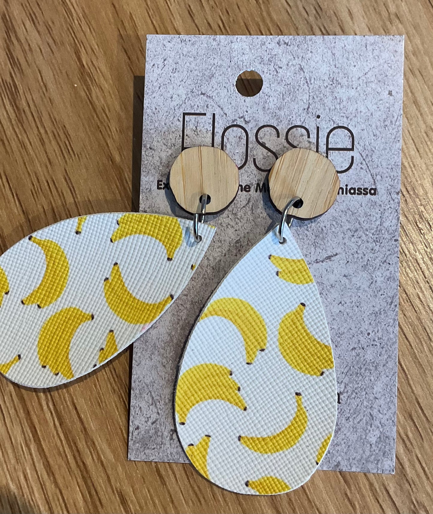 *Earrings Banana Dangles