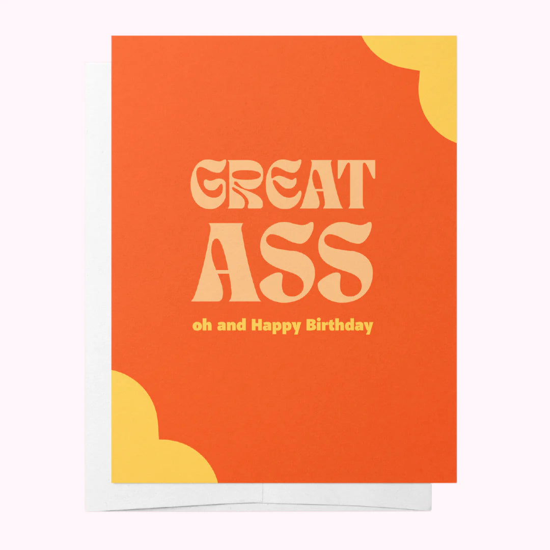 Greeting Card Great Ass Happy Birthday