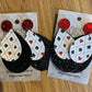 *Earrings Card Suit Dangles