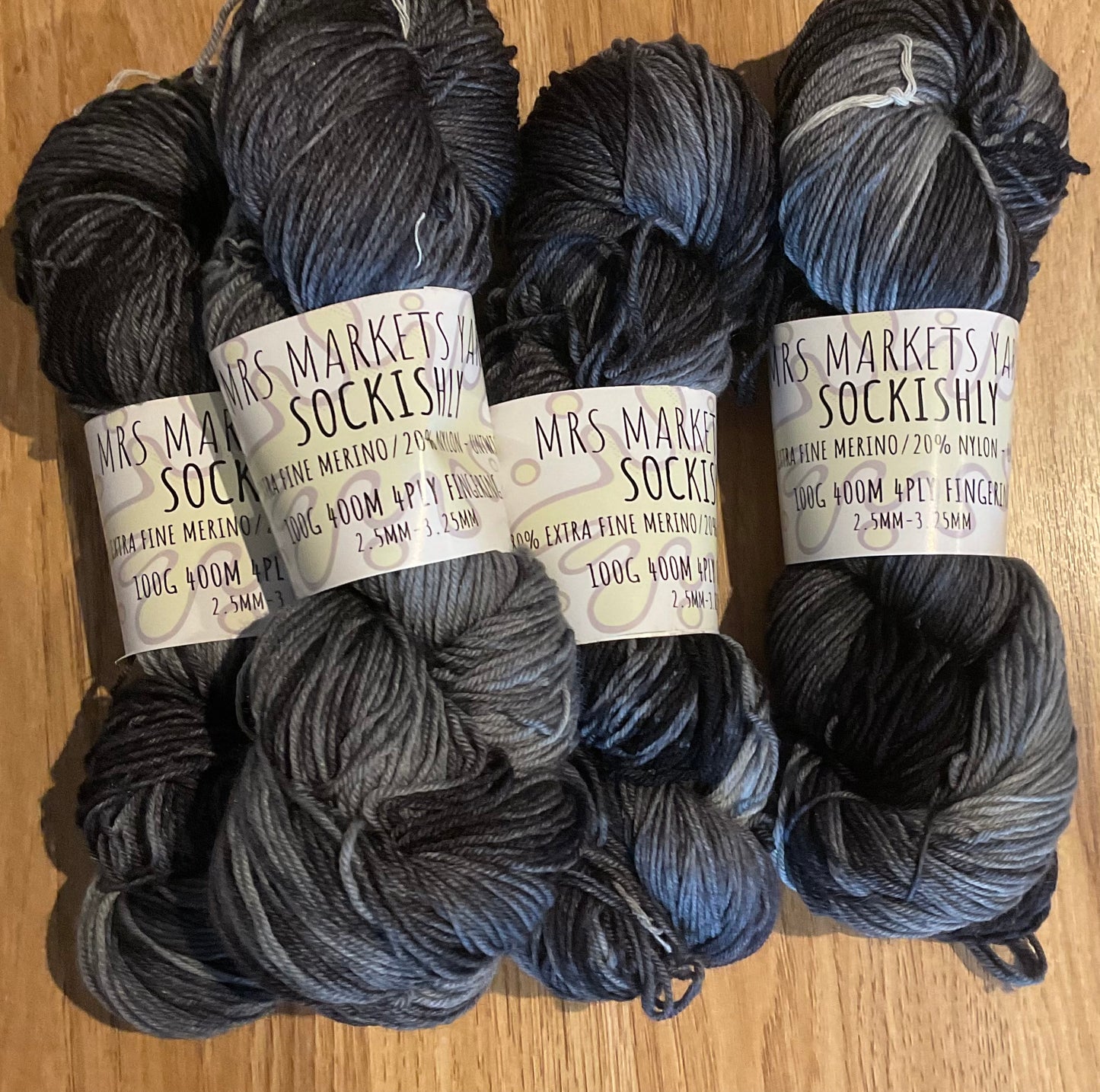 *Sockishly Yarn 4ply Trunk Shades