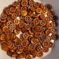 *Loose Buttons -Wooden Round