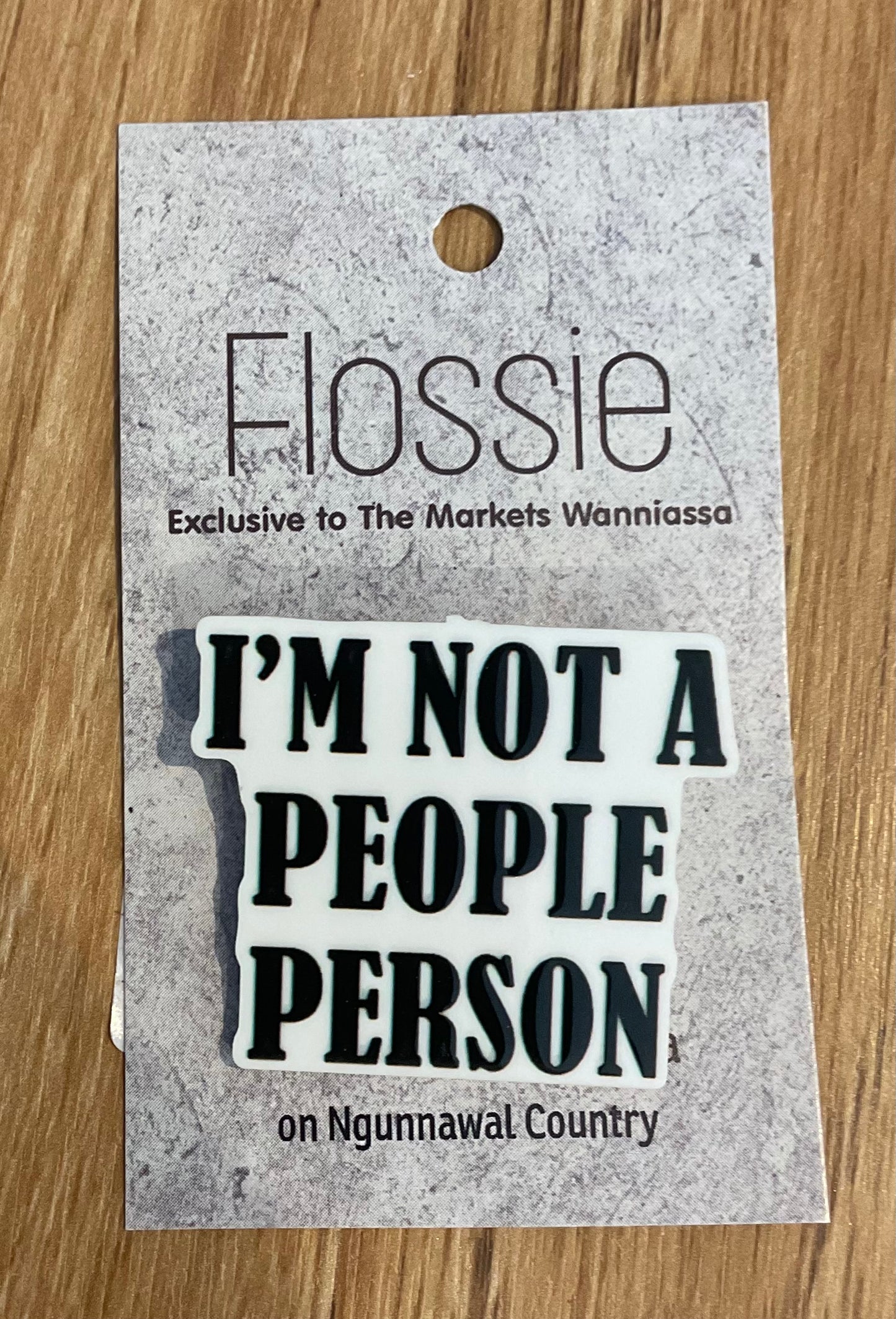*Brooch I'm Not a People Person