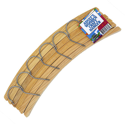Wooden Craft Coat Hanger - Adult