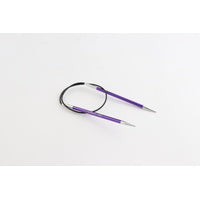 *Zing 22.5cm Fixed Circular Needles