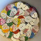 *Loose Buttons -Wooden Cupcakes