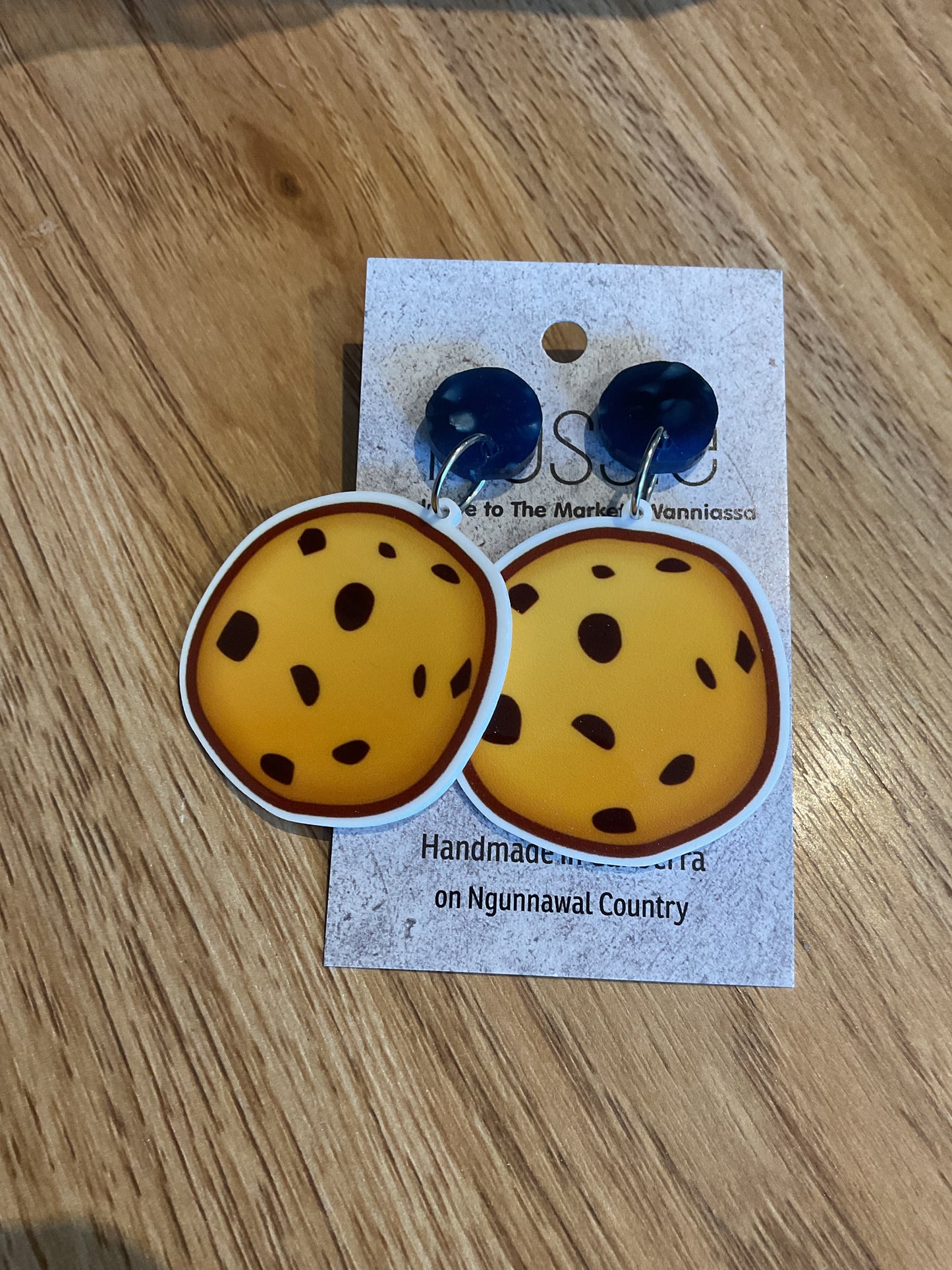 *Earrings Choc Cookies Dangles