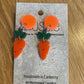 *Earrings Carrot Dangles