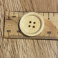*Loose Buttons -Wooden Round Blonde