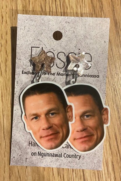*Earrings John Cena Dangles