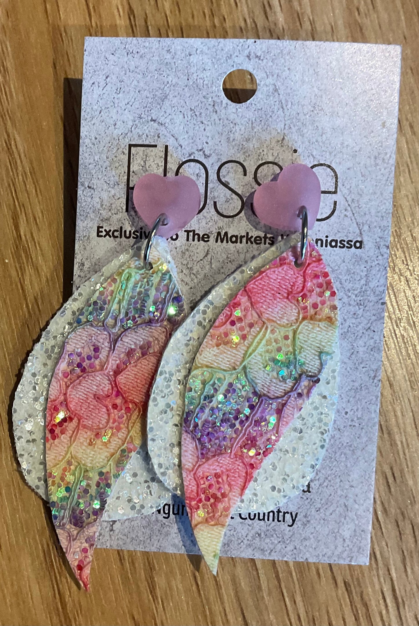 *Earrings Pastel Lace Dangles