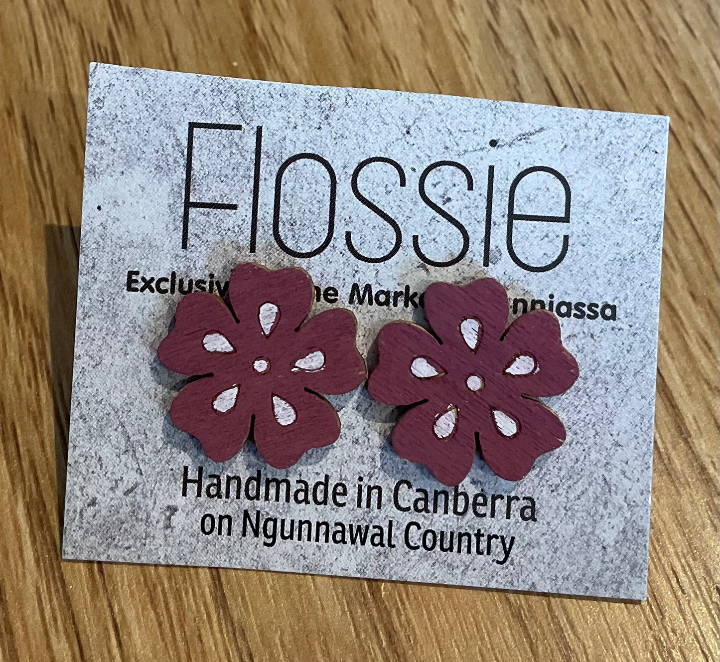 *Earrings Flower Studs