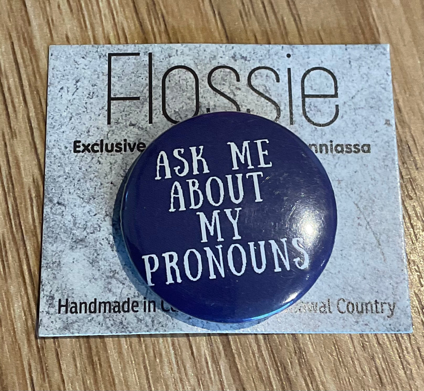 *Ask Me About My Pronouns Pin