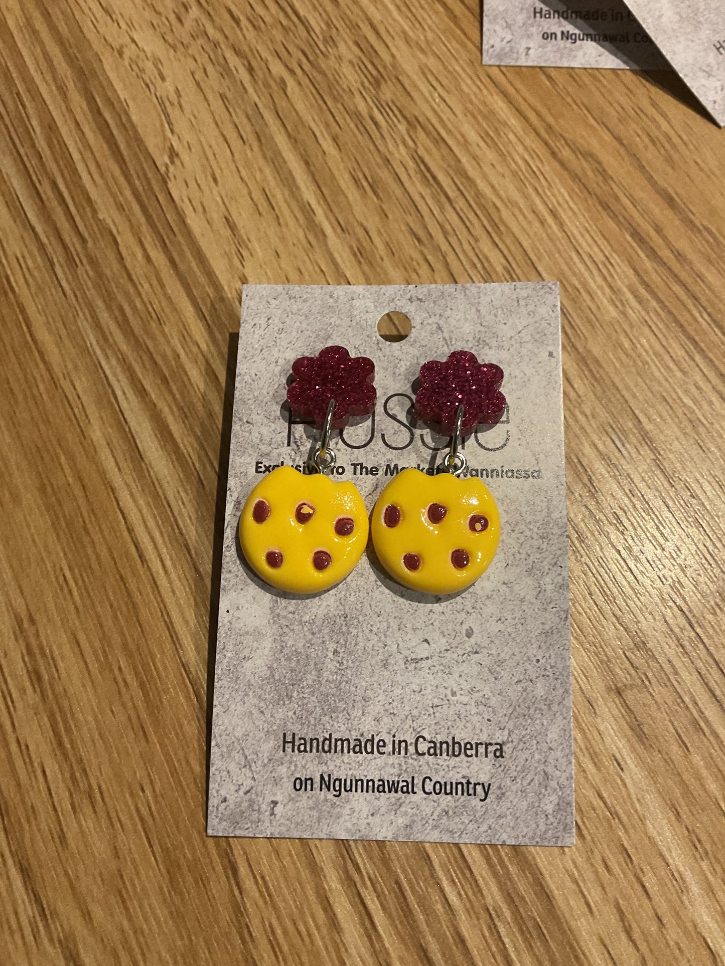 *Earrings Cookie Dangles