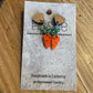 *Earrings Carrot Dangles