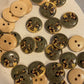 *Loose Buttons - Wooden Snowmen Print