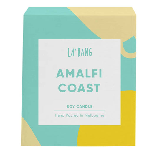 Wooden wick Candle -Amalfi 
Coast