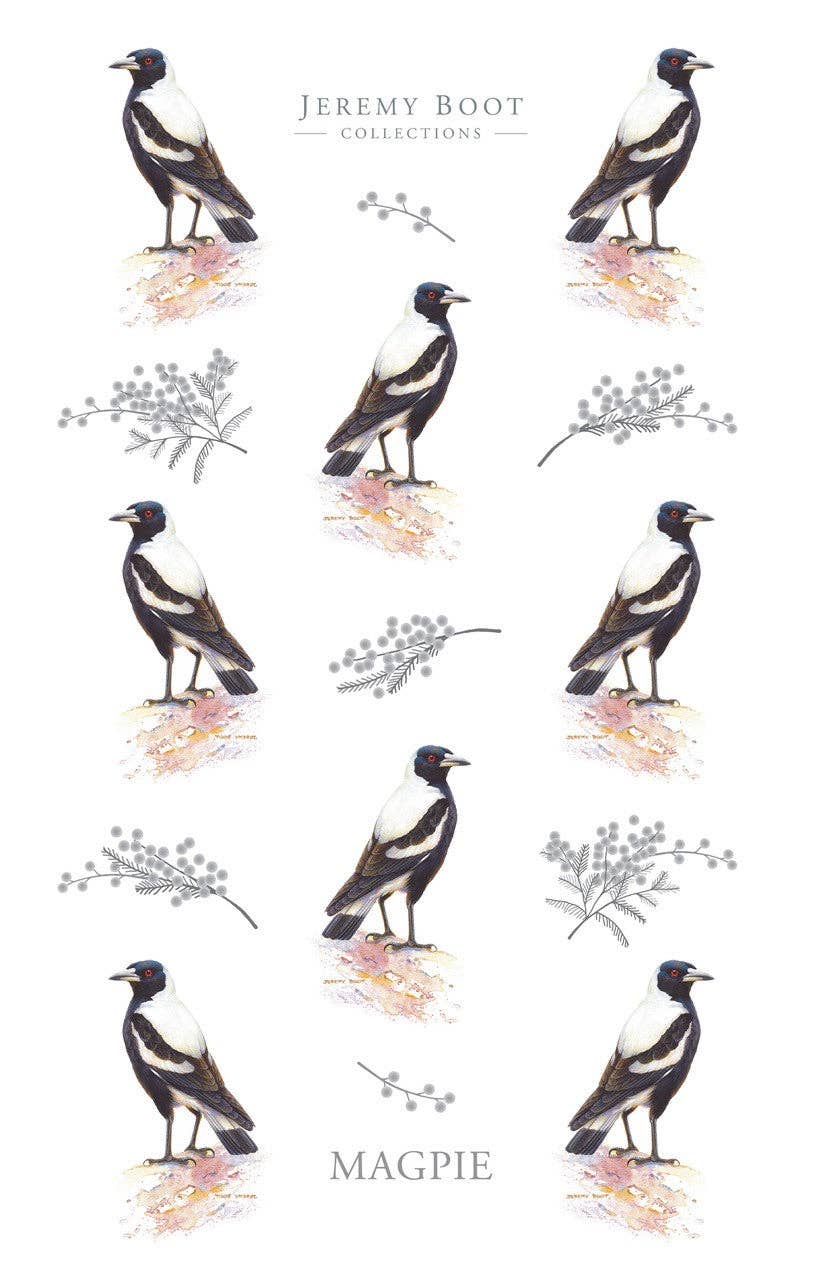 Tea Towel - Magpie