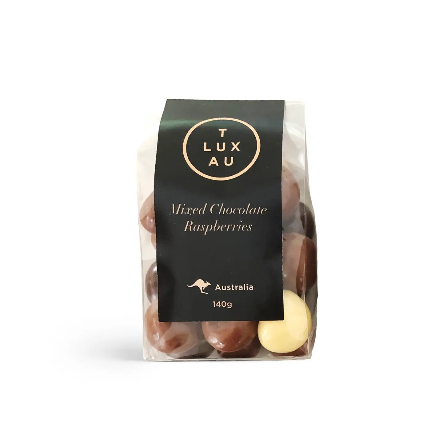 Mixed Chocolate Raspberry Lollies 120g