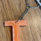 *Keychain Resin Letter T