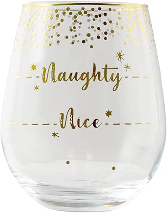 Christmas Glass - Naughty Nice