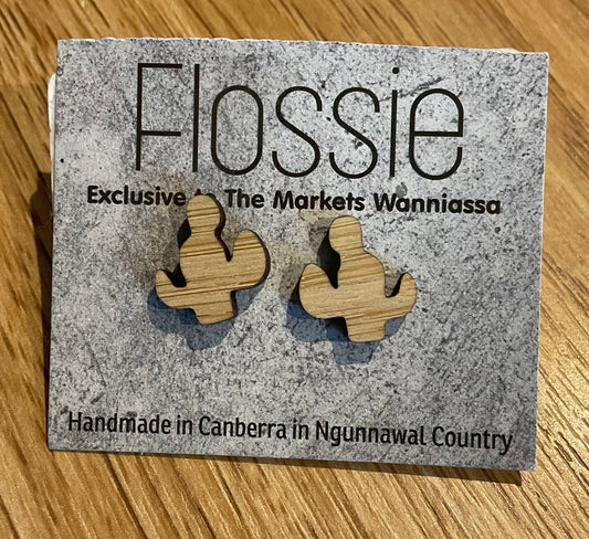 *Earrings Cactus Studs
