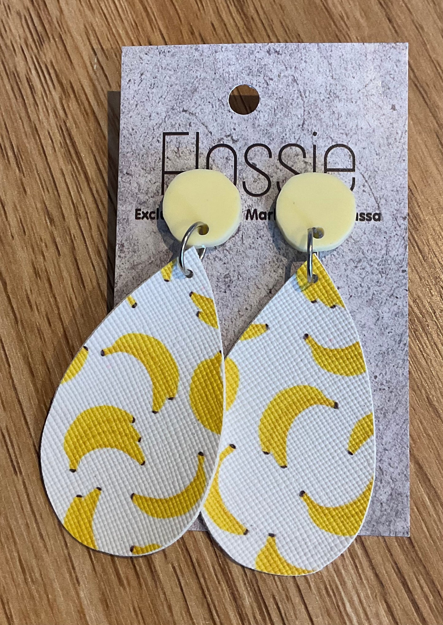 *Earrings Banana Dangles