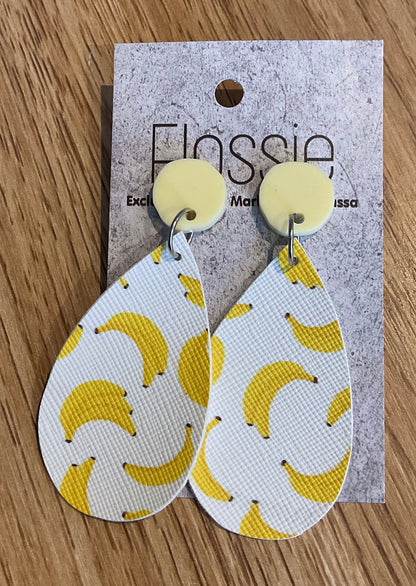 *Earrings Banana Dangles