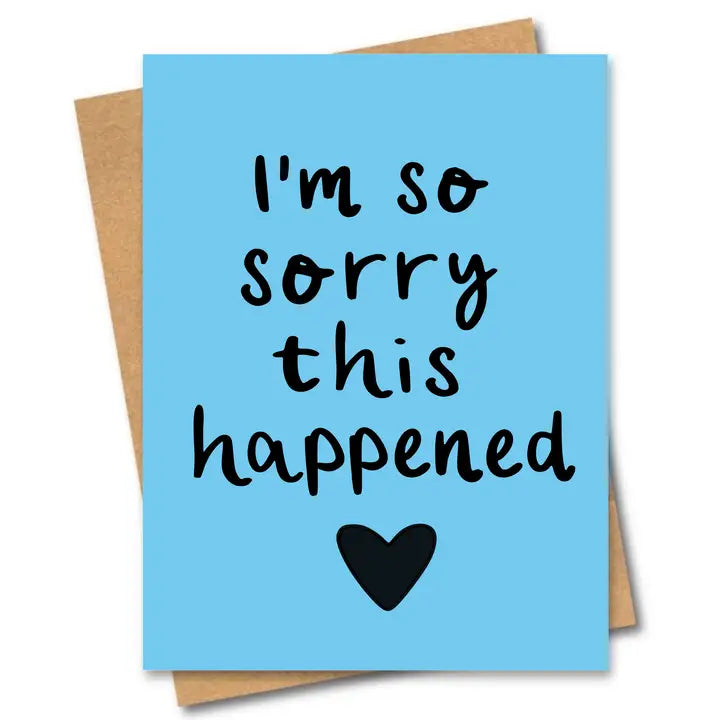 I'm Sorry Card