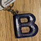 *Keychain Alphabet Letter B