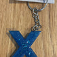 *Keychain Resin Letter X