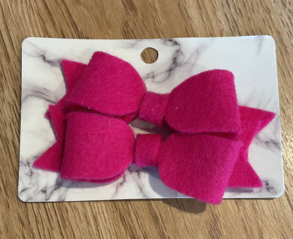 *Felt Hair Bow Sets x2