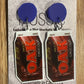 *Earrings Choc Drink Dangles