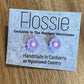 *Earrings Purple Flower Studs