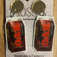 *Earrings Choc Drink Dangles